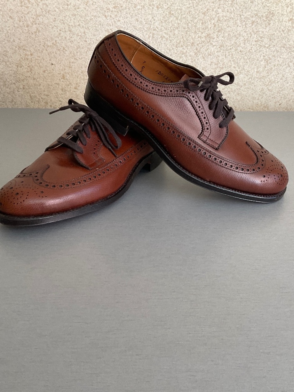 Alden new brown leather shoes